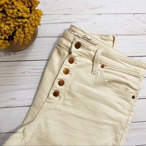 Cream Skinny Jeans